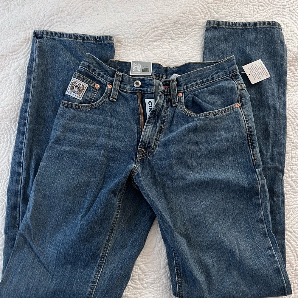 Cinch Men's Relaxed Fit Dark Blue Jeans